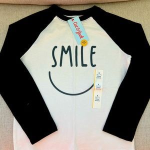 Cat and Jack baseball tee, size S.  😊